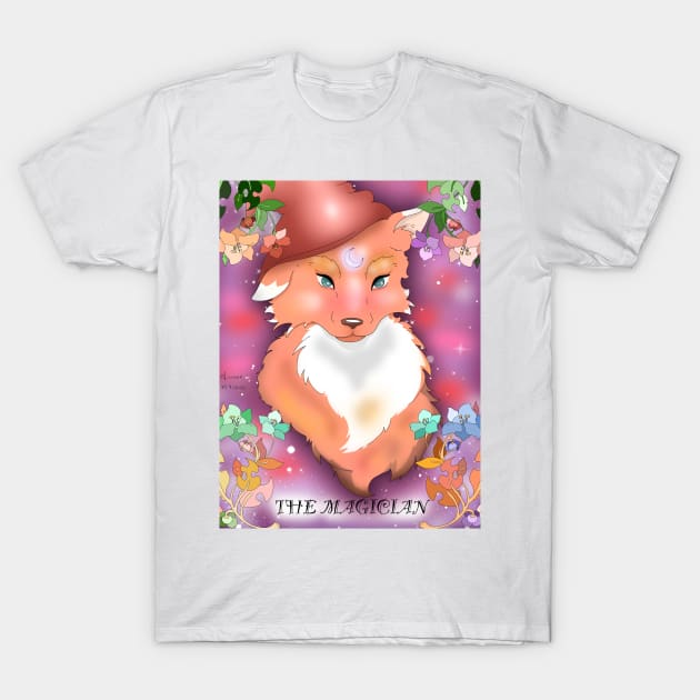 Magical fox card T-Shirt by XoXy24